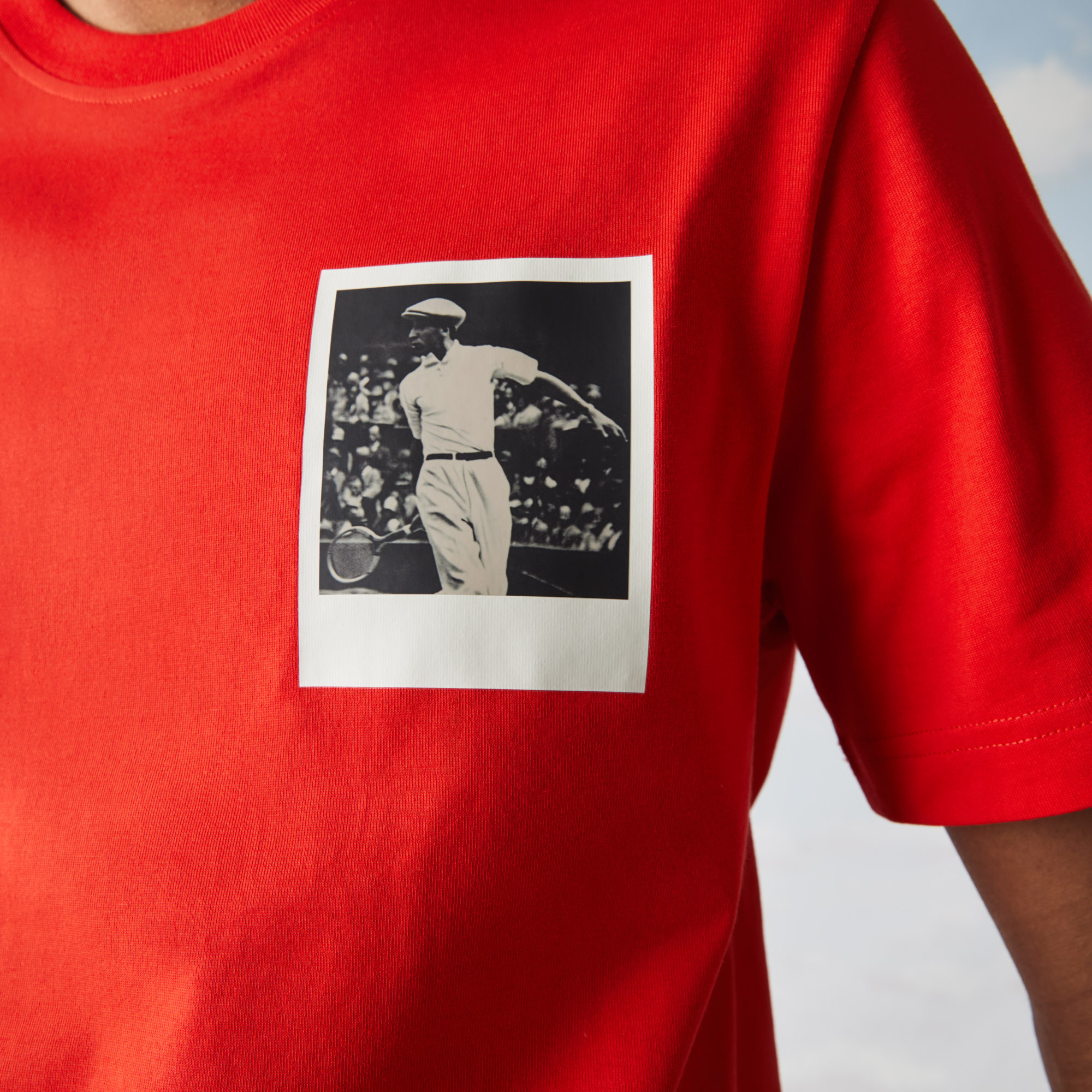 фото Футболка lacoste polaroid