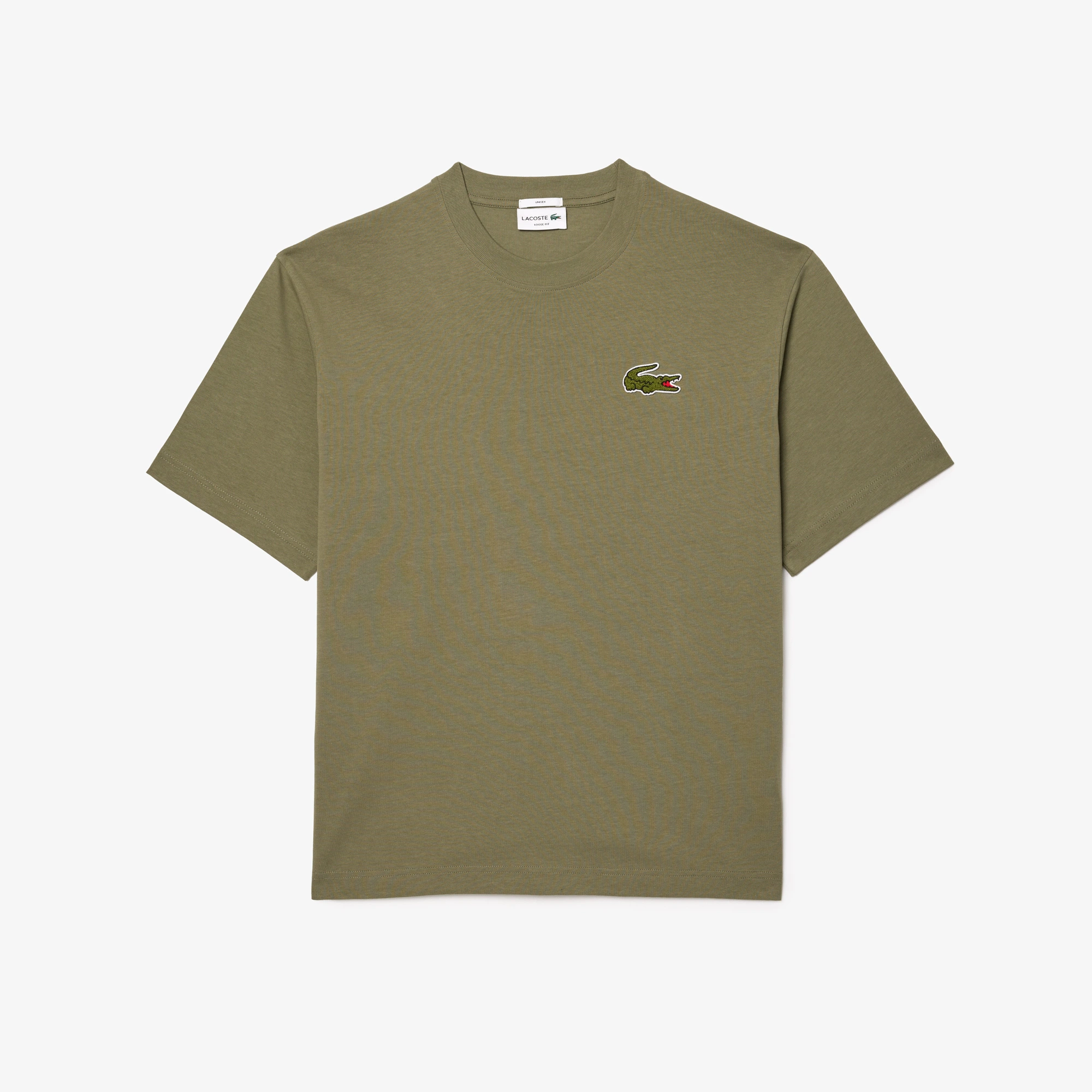фото Футболка lacoste unisex из плотного хлопка