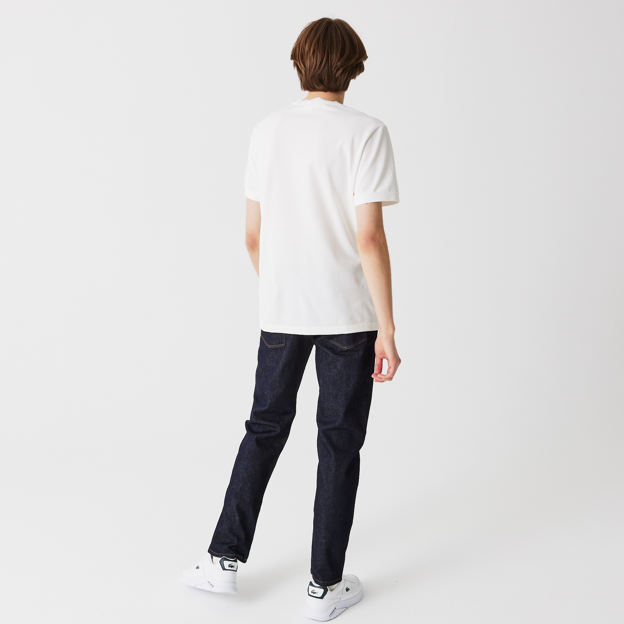 фото Хлопковая футболка lacoste