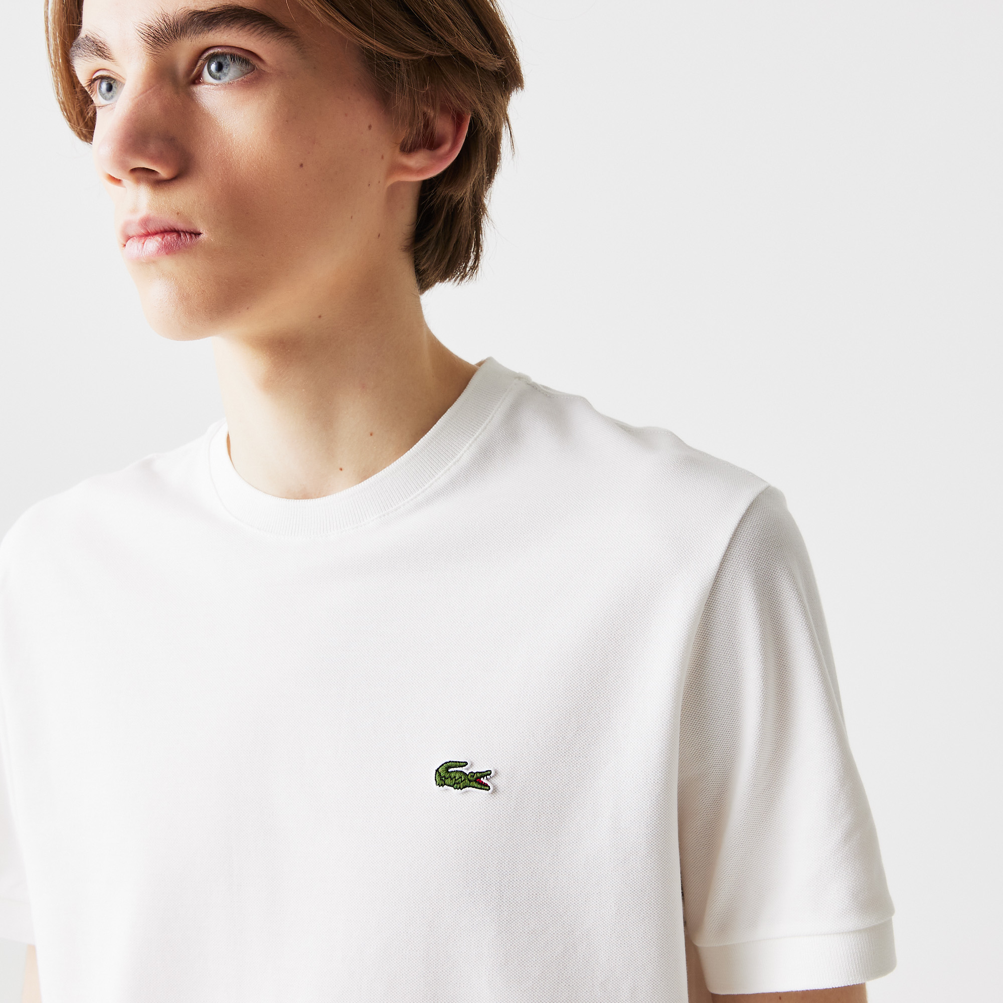 фото Хлопковая футболка lacoste