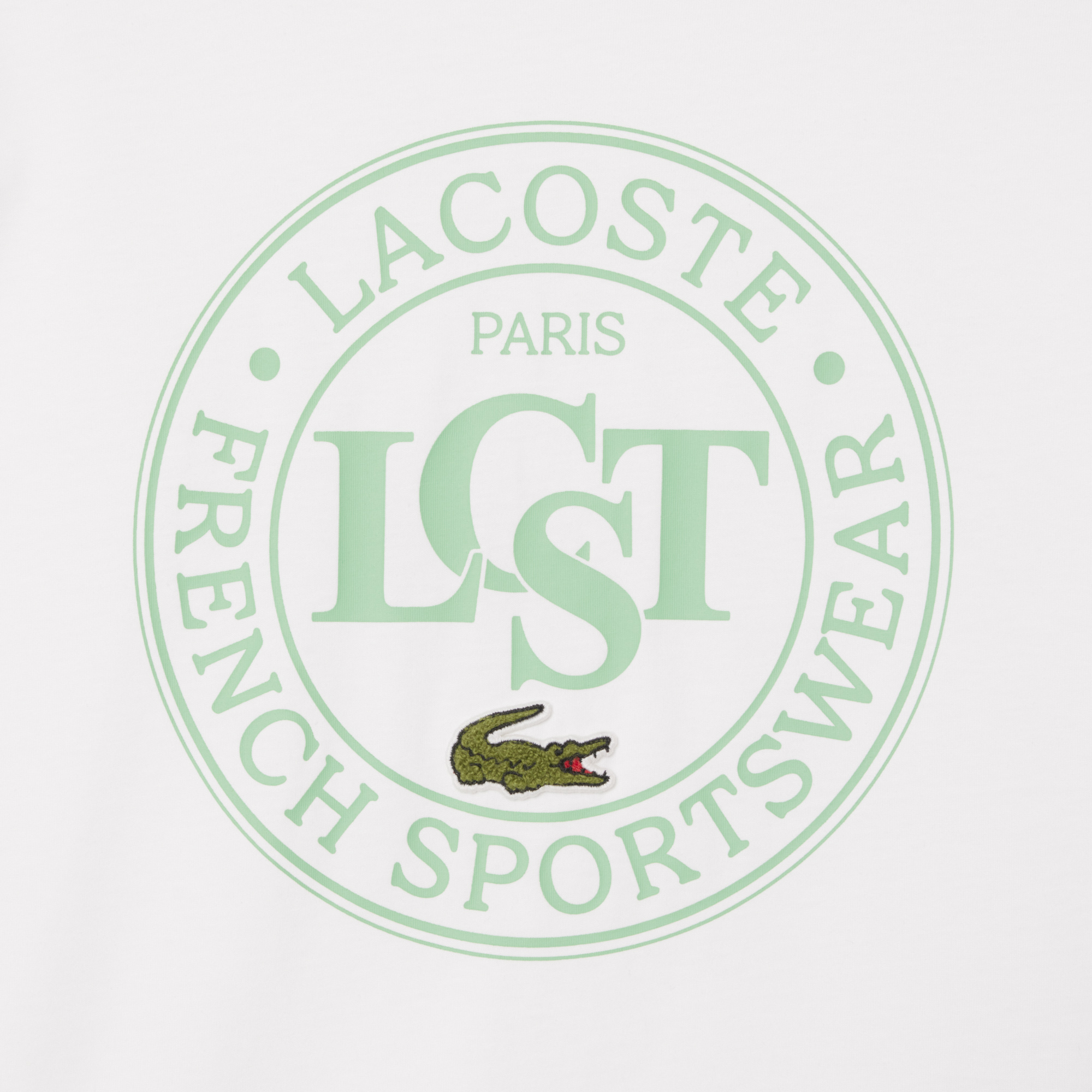 фото Детская футболка lacoste из хлопка с принтом
