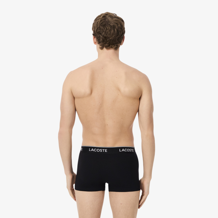 Мужское хлопковое нижнее бельё Lacoste (3 ед.) Мужское хлопковое нижнее бельё Lacoste (3 ед.)