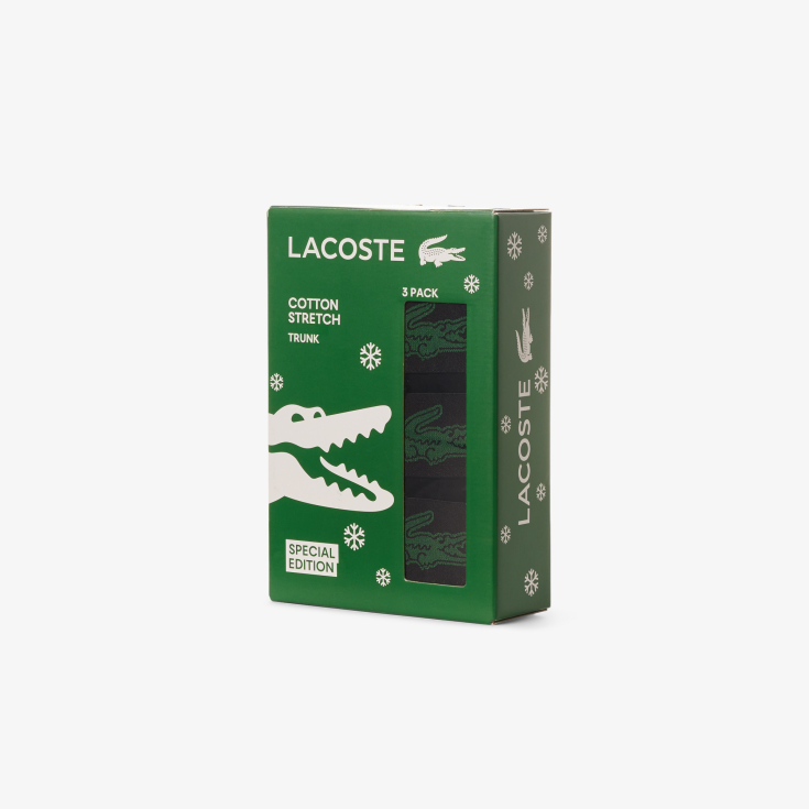 Мужское эластичное нижнее бельё Lacoste (3шт.) Мужское эластичное нижнее бельё Lacoste (3шт.)