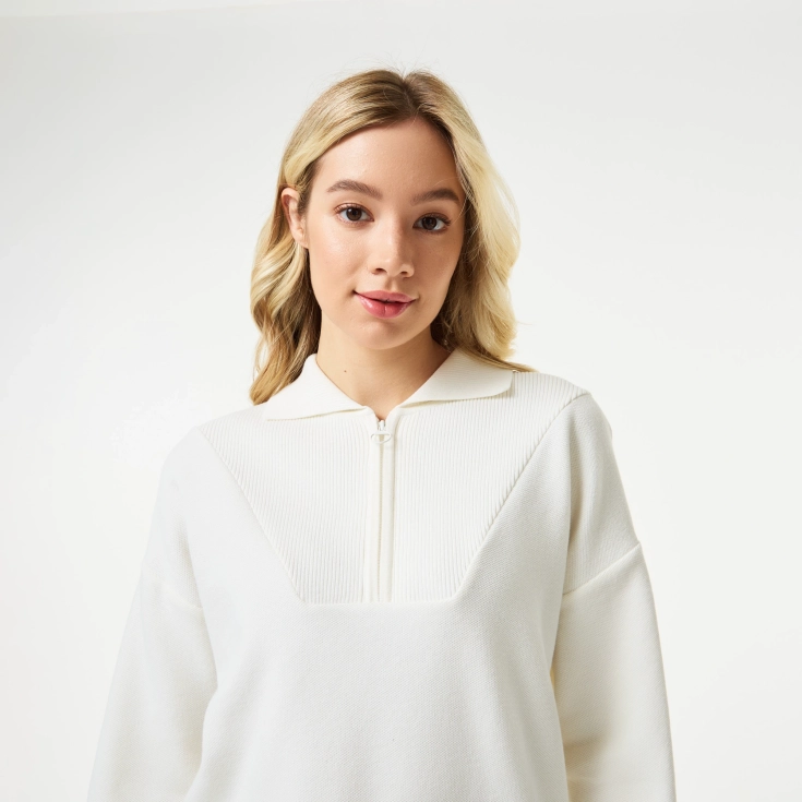 Женский свитер Lacoste на молнии Женский свитер Lacoste на молнии