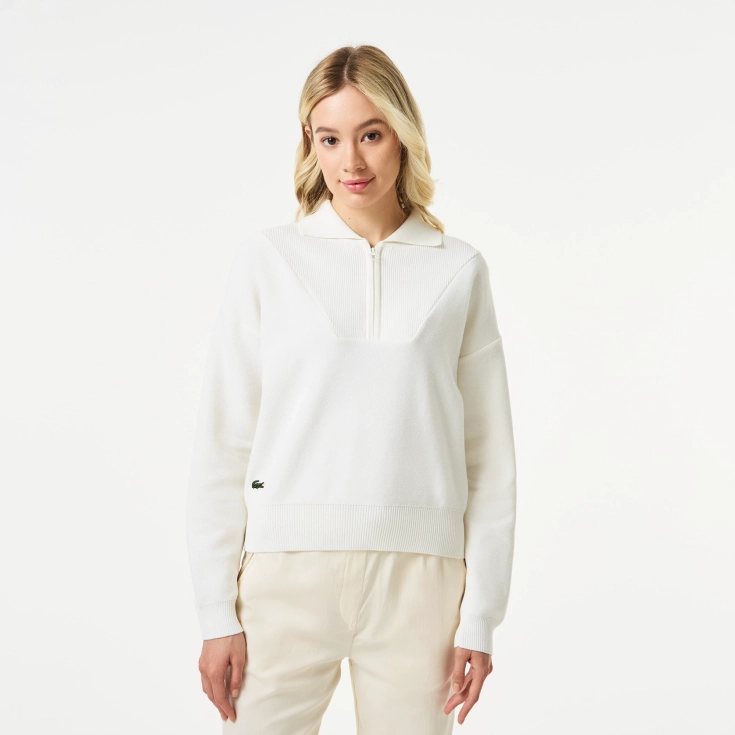 Женский свитер Lacoste на молнии Женский свитер Lacoste на молнии