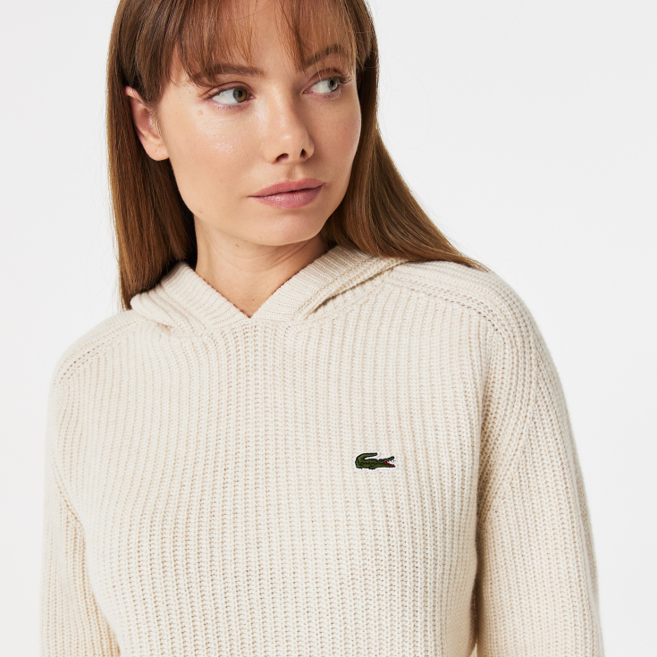 Женское худи Lacoste с капюшоном Женское худи Lacoste с капюшоном