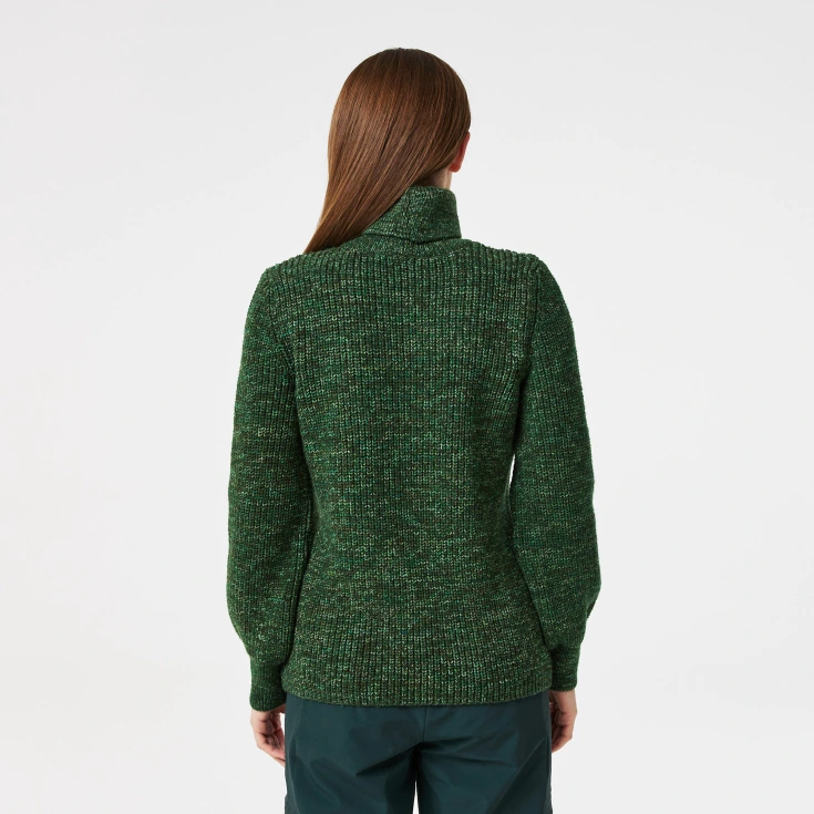 Женский шерстяной свитер Lacoste с высоким воротом Женский шерстяной свитер Lacoste с высоким воротом