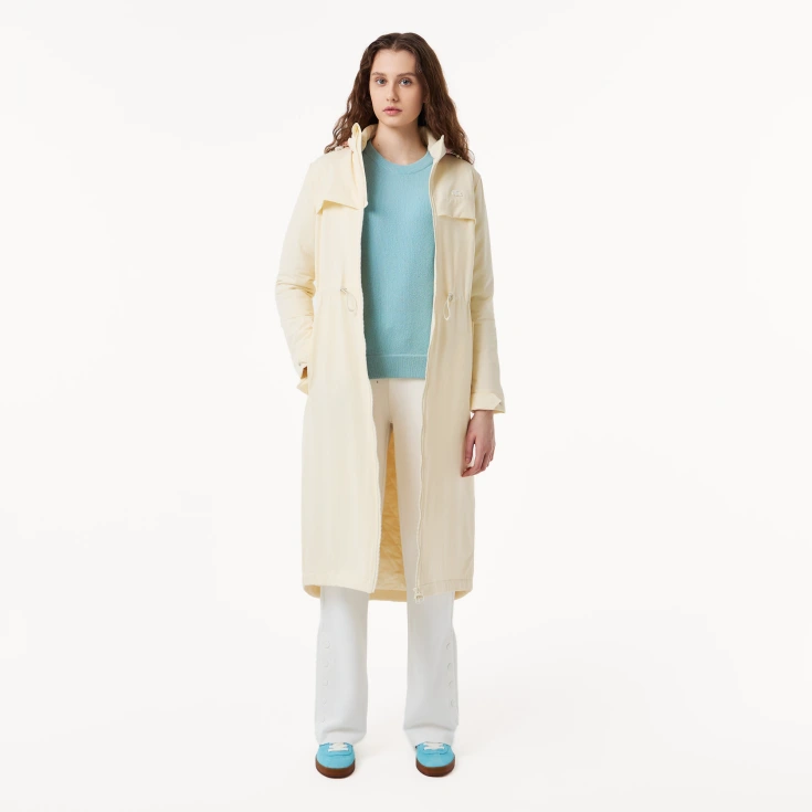 Женский шерстяной свитер Lacoste с круглым вырезом Женский шерстяной свитер Lacoste с круглым вырезом