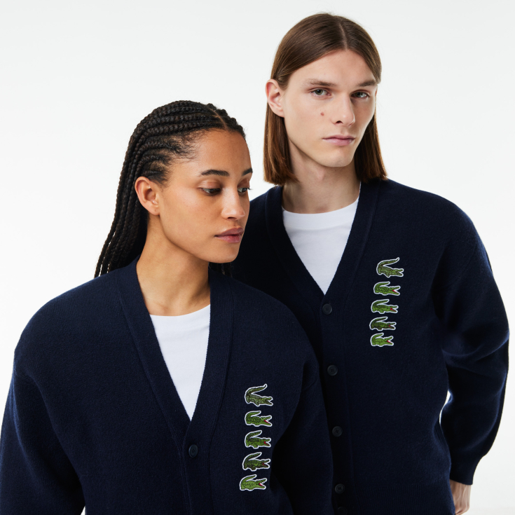 Кардиган Lacoste на пуговицах Unisex Кардиган Lacoste на пуговицах Unisex