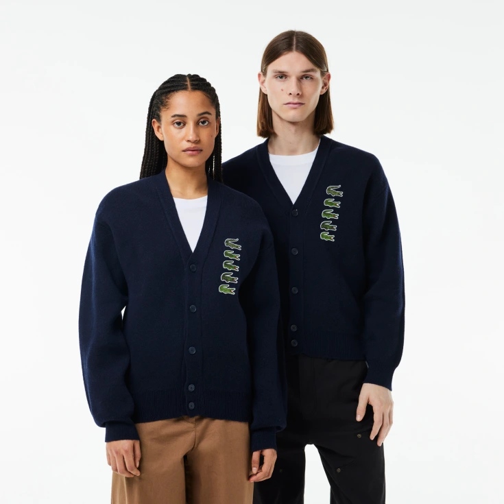 Кардиган Lacoste на пуговицах Unisex Кардиган Lacoste на пуговицах Unisex