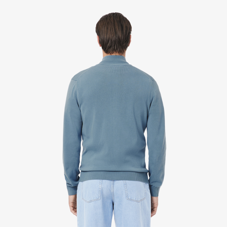 Мужской свитер Lacoste на молнии из органического хлопка Мужской свитер Lacoste на молнии из органического хлопка