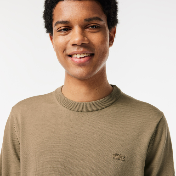 Мужской свитер Lacoste из шерсти мериноса Мужской свитер Lacoste из шерсти мериноса