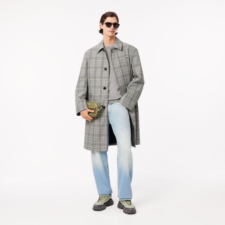 Мужской свитер Lacoste из шерсти мериноса Мужской свитер Lacoste из шерсти мериноса