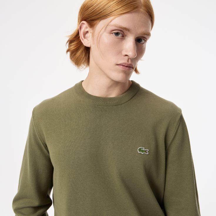 Мужской свитер Lacoste из органического хлопка Мужской свитер Lacoste из органического хлопка