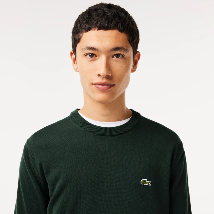 Мужской свитер Lacoste из органического хлопка Мужской свитер Lacoste из органического хлопка