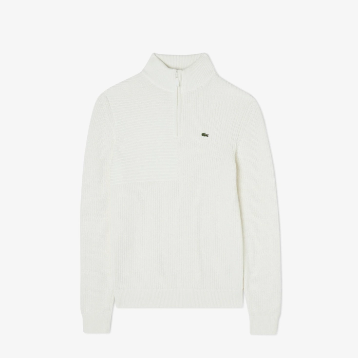 Мужской хлопковый свитер Lacoste на молнии Мужской хлопковый свитер Lacoste на молнии