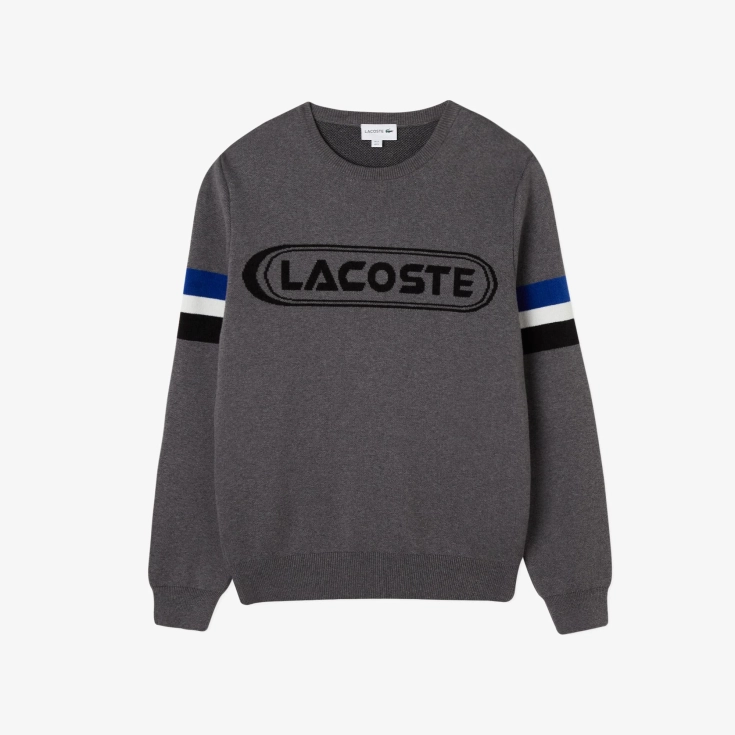 Мужской свитер Lacoste из смеси хлопка и вискозы Мужской свитер Lacoste из смеси хлопка и вискозы