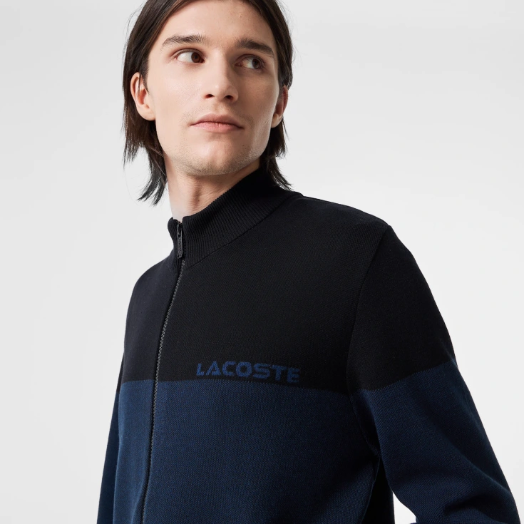 Мужской свитер Lacoste на молнии Мужской свитер Lacoste на молнии