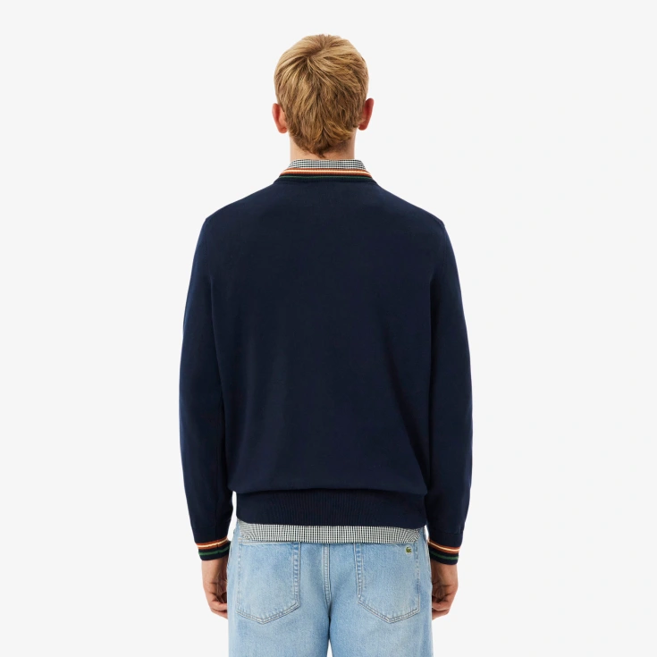 Мужской свитер Lacoste из органического хлопка Мужской свитер Lacoste из органического хлопка