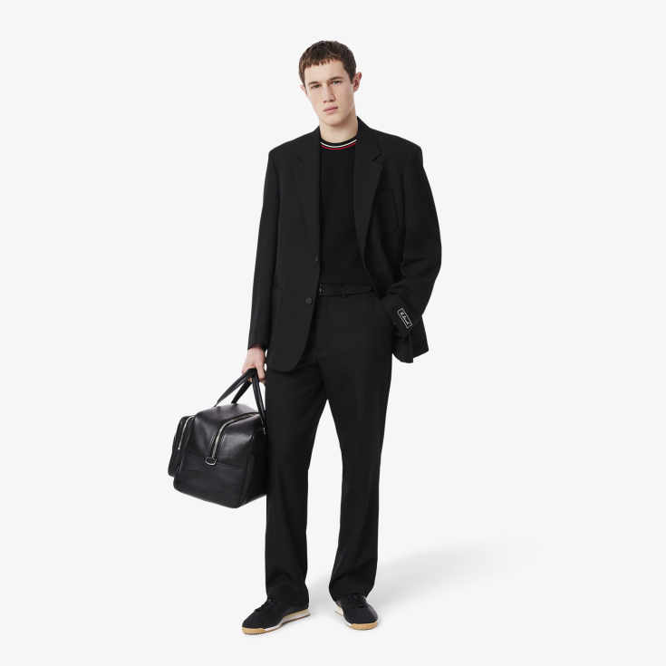 Мужская трикотажная футболка Lacoste из органического хлопка Мужская трикотажная футболка Lacoste из органического хлопка