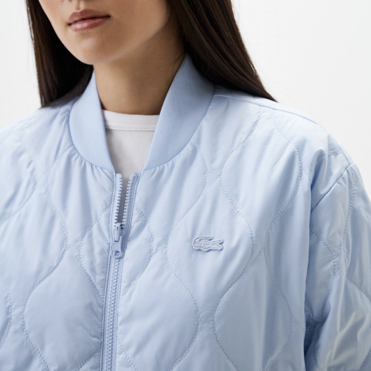 Женская стёганая двухсторонняя куртка Lacoste Женская стёганая двухсторонняя куртка Lacoste
