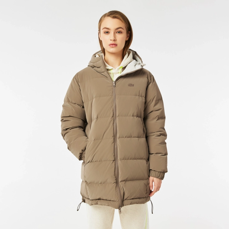 Женская утеплённая двусторонняя куртка Lacoste Женская утеплённая двусторонняя куртка Lacoste