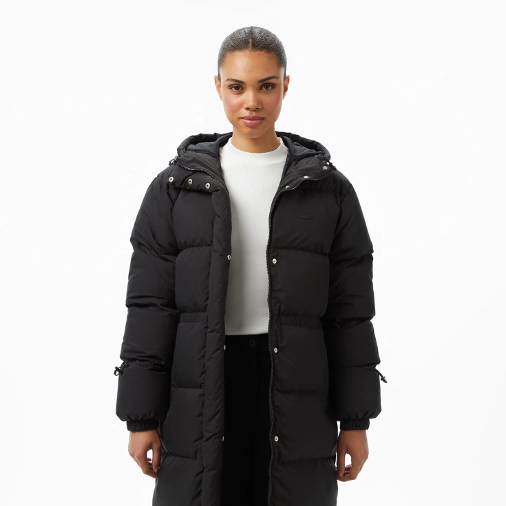 Женская парка Lacoste с капюшоном Женская парка Lacoste с капюшоном