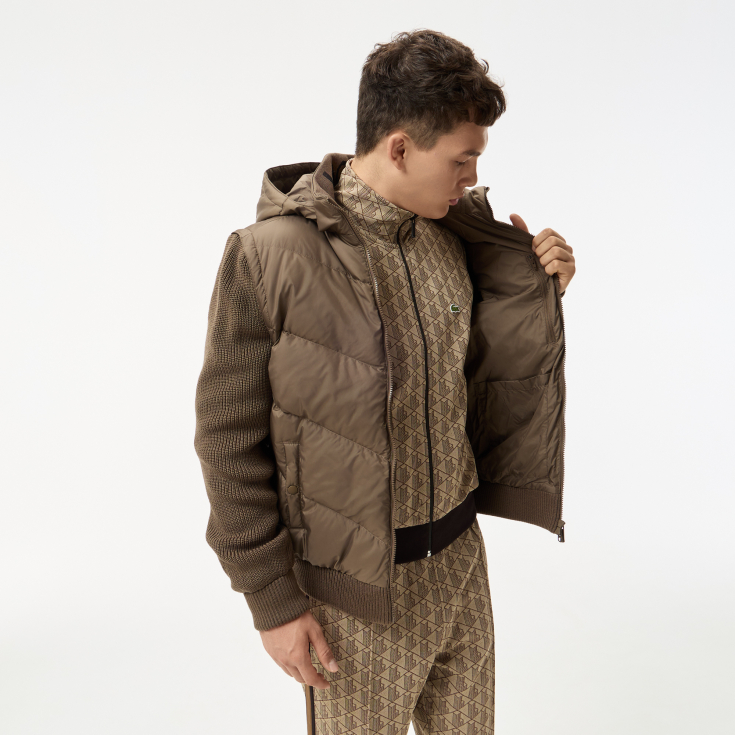 Мужская куртка-безрукавка Lacoste c отстегивающимися рукавами Мужская куртка-безрукавка Lacoste c отстегивающимися рукавами