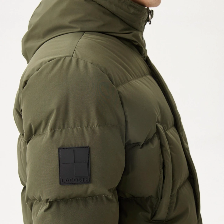 Мужская удлинённая куртка Lacoste с капюшоном Мужская удлинённая куртка Lacoste с капюшоном