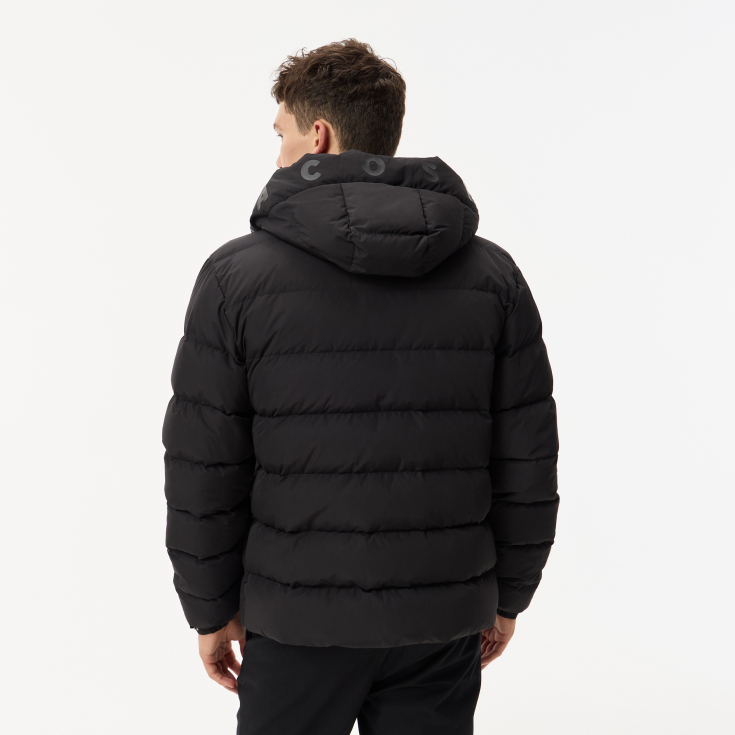 Мужской стёганый пуховик Lacoste с капюшоном Мужской стёганый пуховик Lacoste с капюшоном