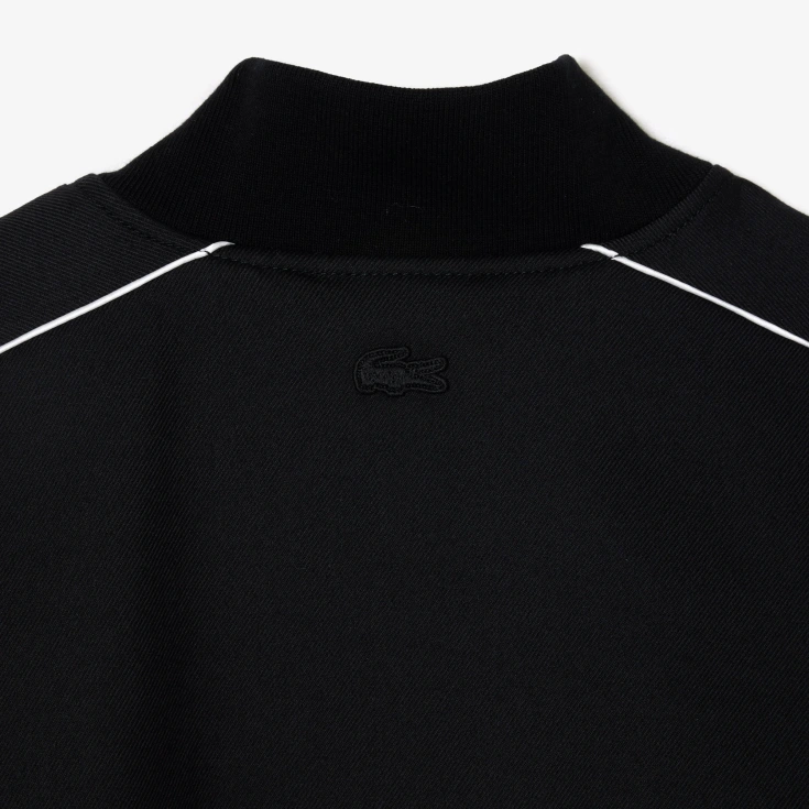 Куртка-бомбер из хлопкового твила Lacoste Unisex с вышивкой Куртка-бомбер из хлопкового твила Lacoste Unisex с вышивкой