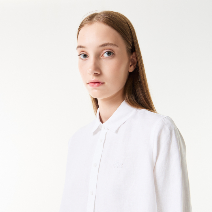 Женская рубашка Lacoste Relaxed Fit Женская рубашка Lacoste Relaxed Fit