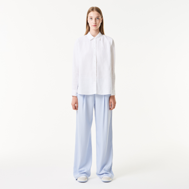 Женская рубашка Lacoste Relaxed Fit Женская рубашка Lacoste Relaxed Fit