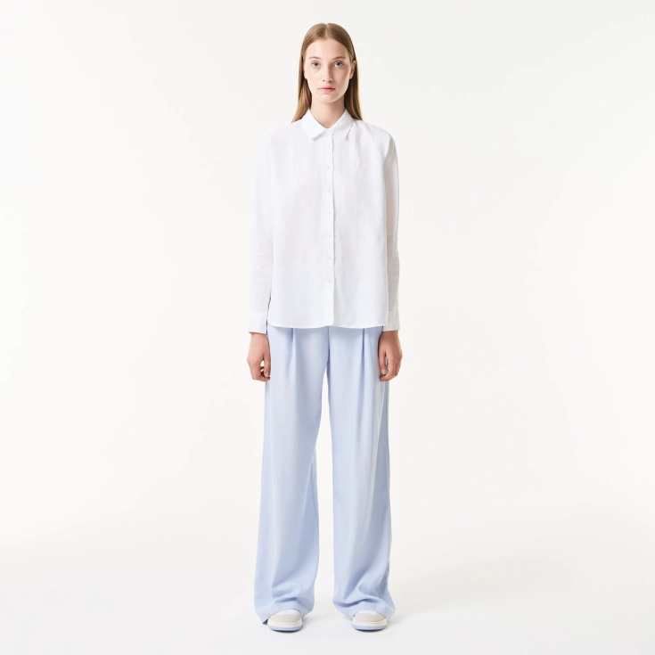 Женская рубашка Lacoste Relaxed Fit Женская рубашка Lacoste Relaxed Fit