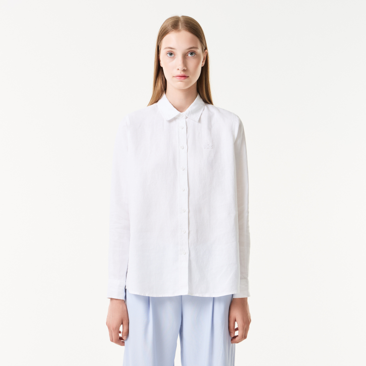 Женская рубашка Lacoste Relaxed Fit Женская рубашка Lacoste Relaxed Fit