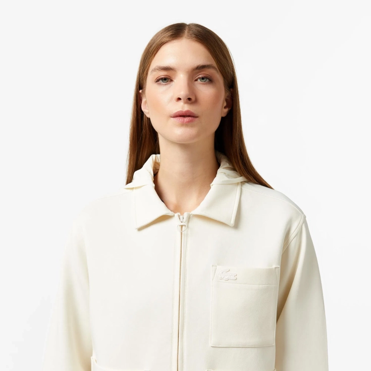 Женская рубашка Lacoste на молнии Женская рубашка Lacoste на молнии