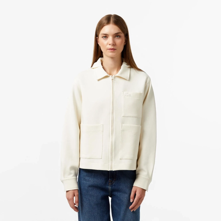 Женская рубашка Lacoste на молнии Женская рубашка Lacoste на молнии