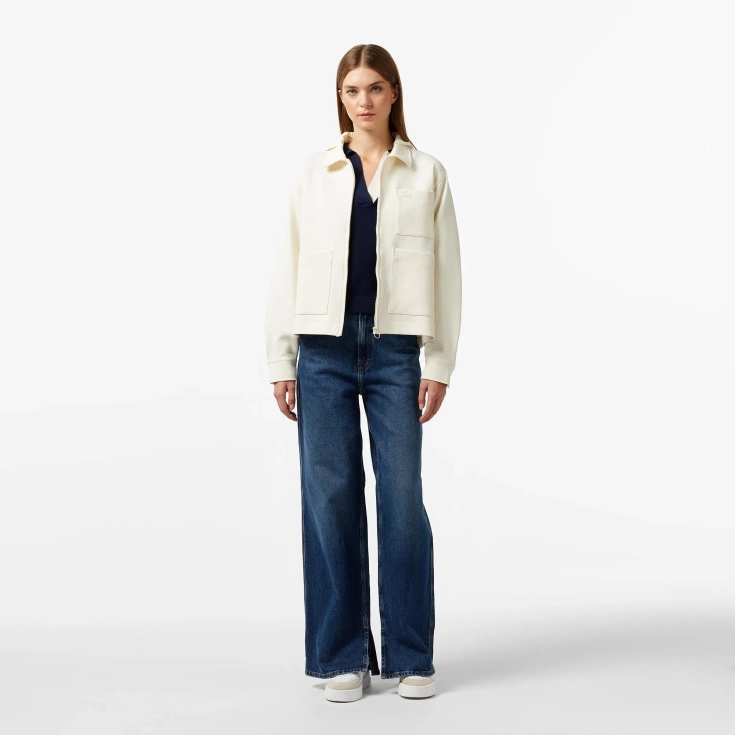 Женская рубашка Lacoste на молнии Женская рубашка Lacoste на молнии