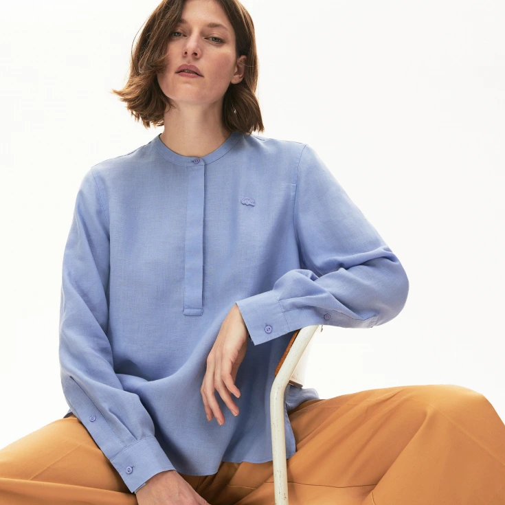 Женская льняная рубашка Lacoste Женская льняная рубашка Lacoste