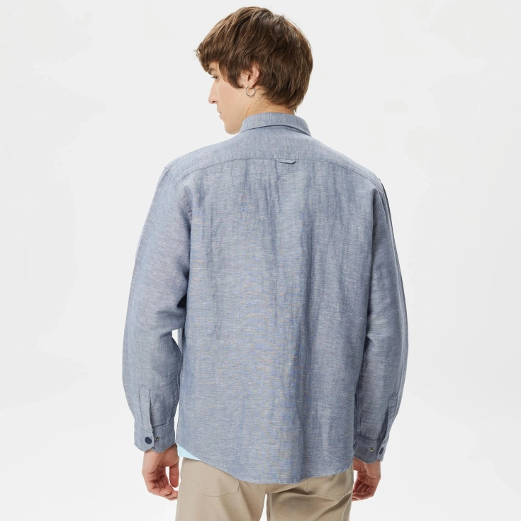 Мужская рубашка Lacoste из хлопка Мужская рубашка Lacoste из хлопка