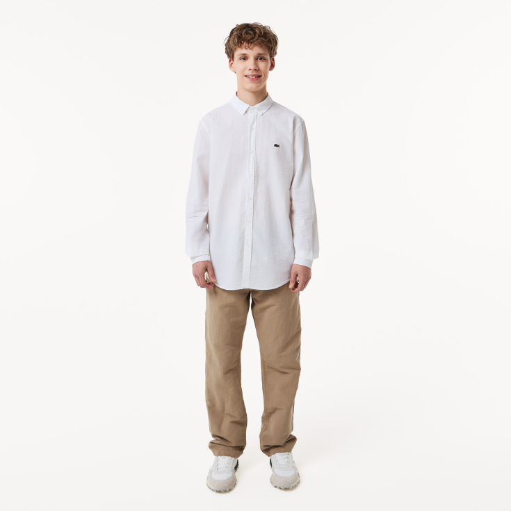 Мужская хлопковая рубашка Lacoste Мужская хлопковая рубашка Lacoste