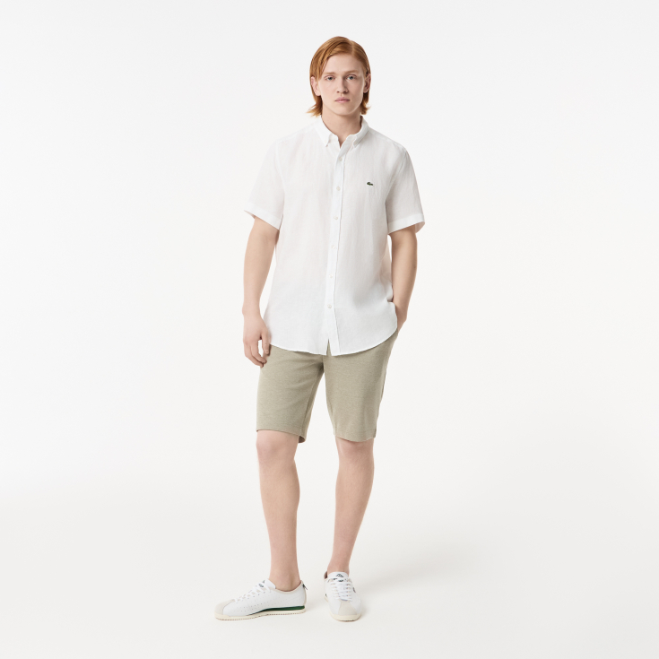 Мужская льнаная рубашка Lacoste Мужская льнаная рубашка Lacoste