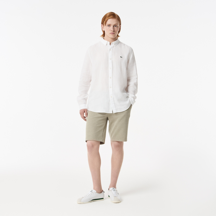 Мужская льнаная рубашка Lacoste Мужская льнаная рубашка Lacoste