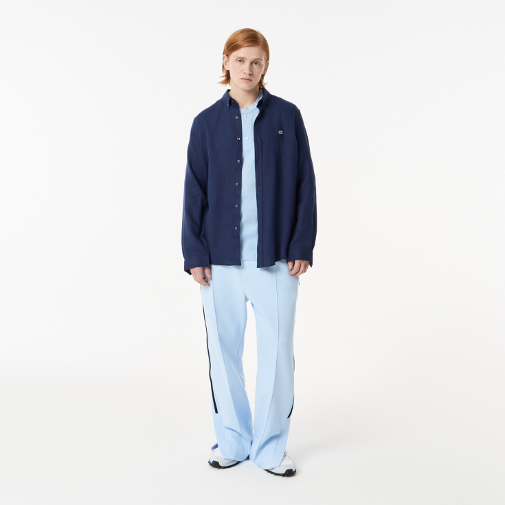 Мужская льнаная рубашка Lacoste Мужская льнаная рубашка Lacoste