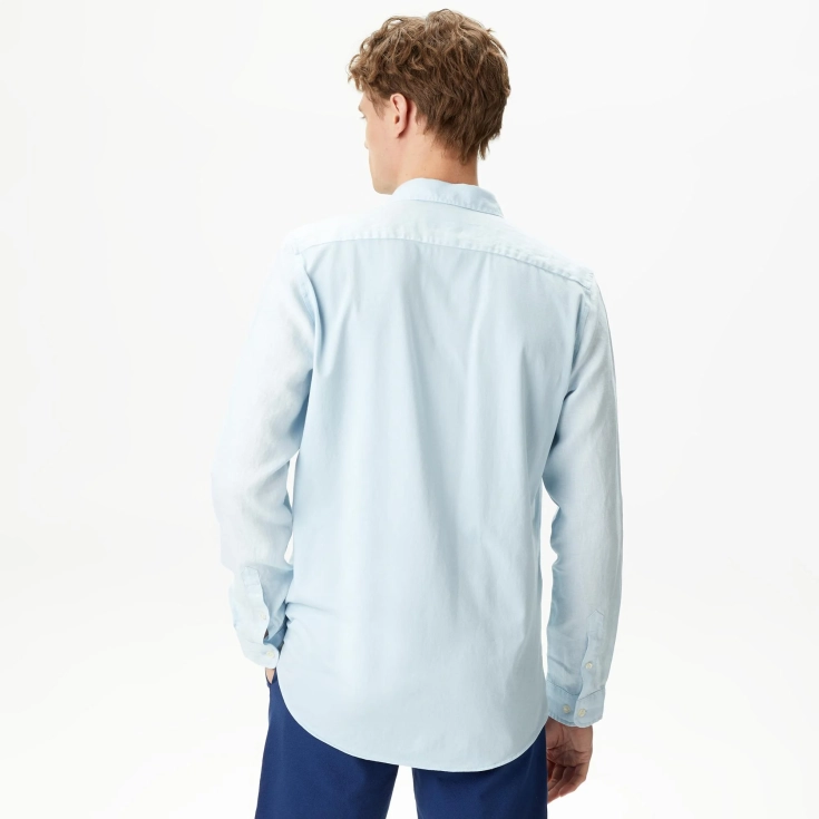 Мужская льнаная рубашка Lacoste Мужская льнаная рубашка Lacoste