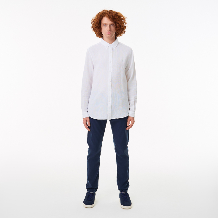 Мужская хлопковая рубашка Lacoste Мужская хлопковая рубашка Lacoste