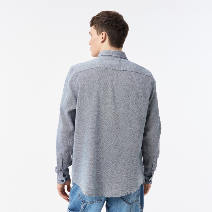 Мужская хлопковая рубашка Lacoste Мужская хлопковая рубашка Lacoste