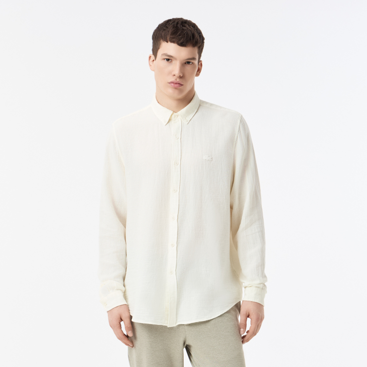 Мужская хлопковая рубашка Lacoste Мужская хлопковая рубашка Lacoste