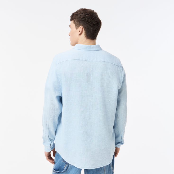 Мужская хлопковая рубашка Lacoste Мужская хлопковая рубашка Lacoste