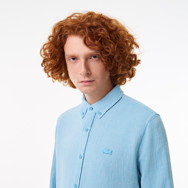 Мужская хлопковая рубашка Lacoste Мужская хлопковая рубашка Lacoste